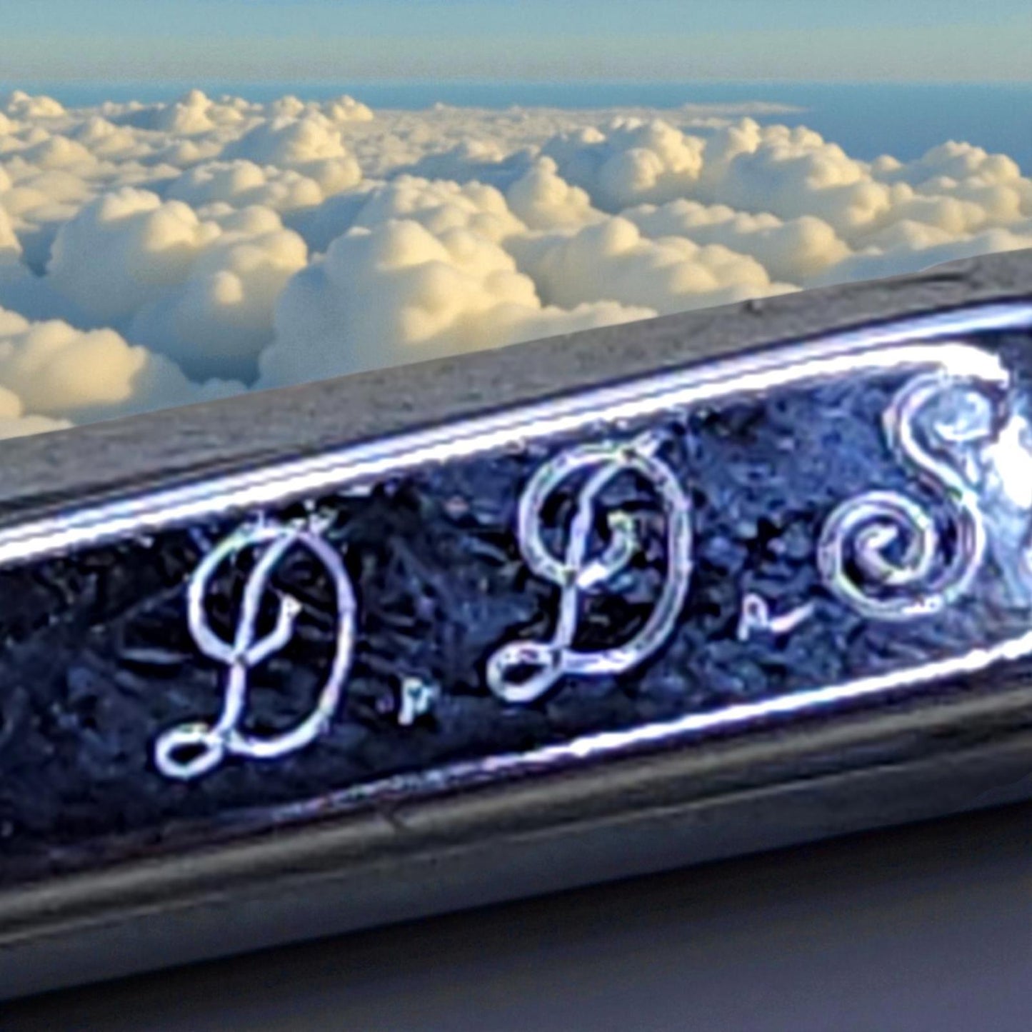 Elegant Wooden Ballpoint Pen with Chrome Accents, Big Pen for Big Hands,Engraved