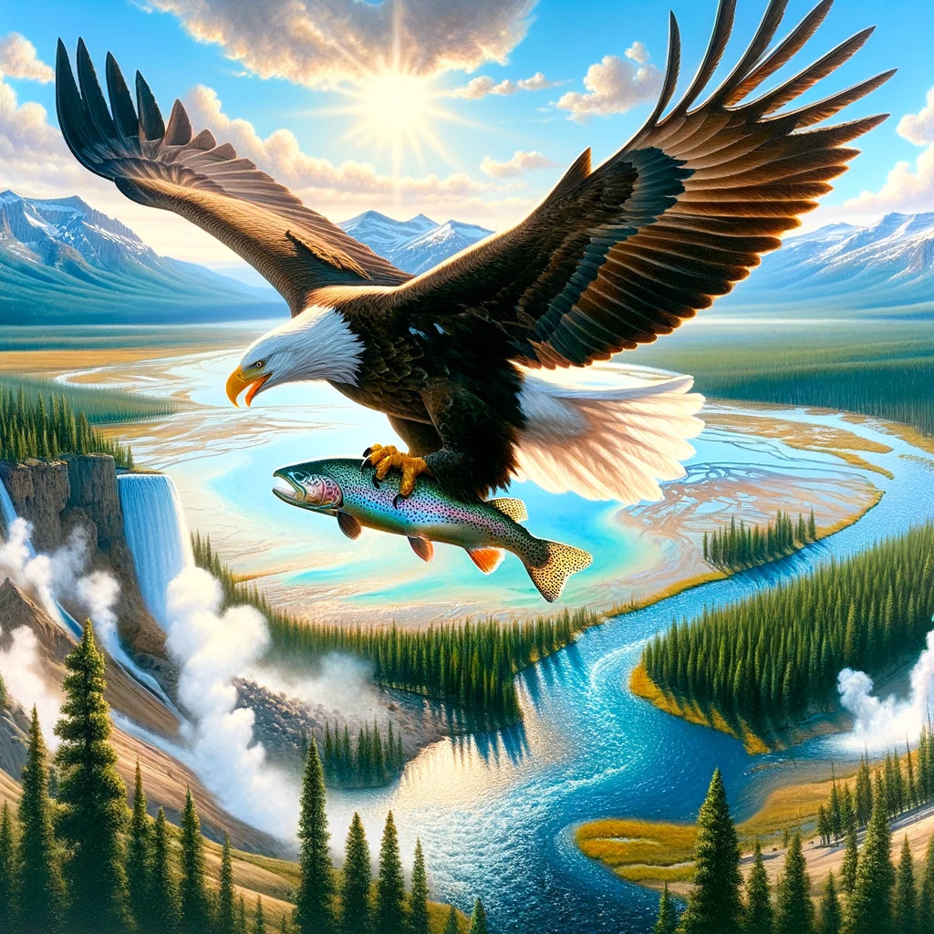 Eagle Pendant Recycled Sterling Silver .925 18 Inch Cable Chain Endangered Species