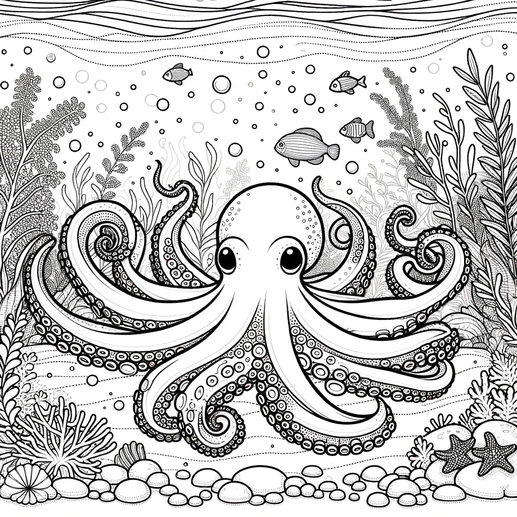 Octopus Ring, Sterling Silver Endangered Species Nautical Jewelry for Women