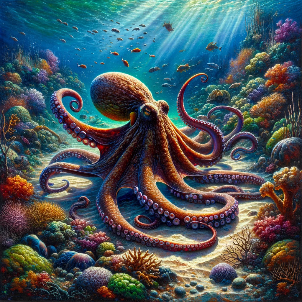 Octopus Ring, Sterling Silver Endangered Species Nautical Jewelry for Women