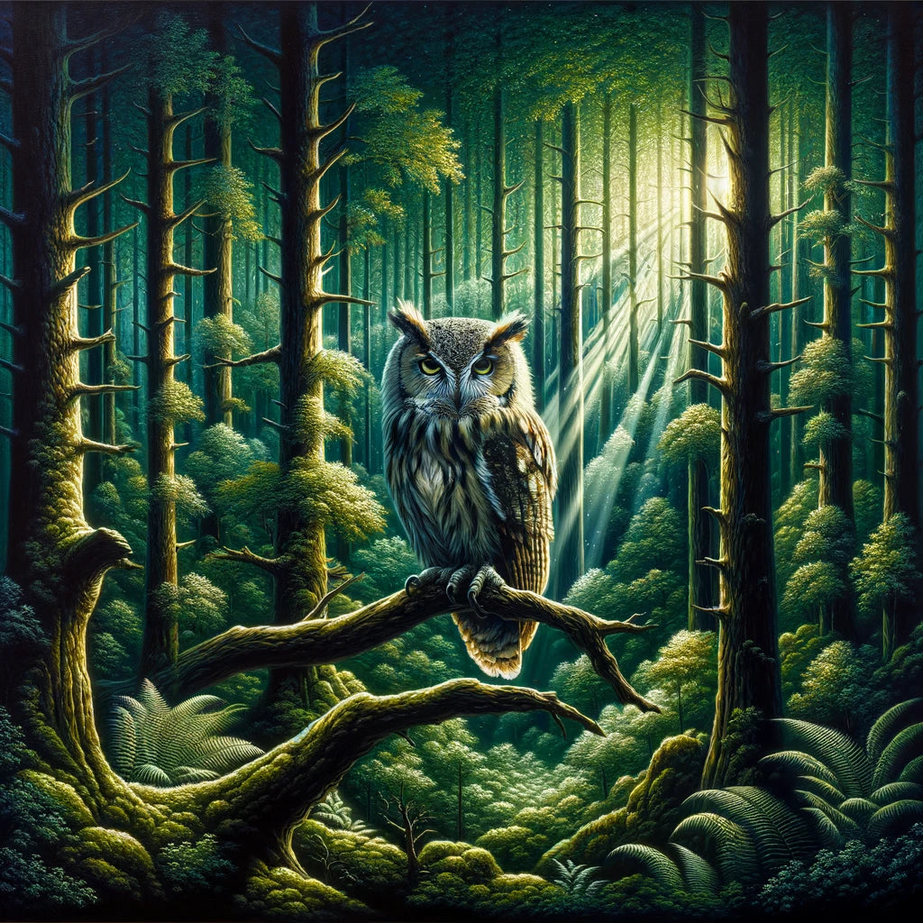 Owl Earrings, Handcrafted Recycled Silver Jewelry Endangered Species .925