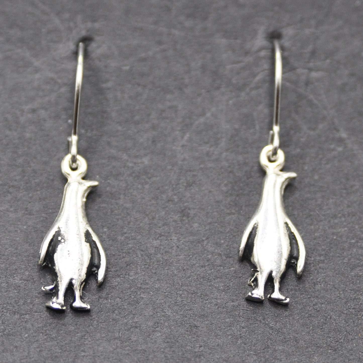 Penguin Earrings, intricately designed Handcrafted Silver Jewelry Endangered Species