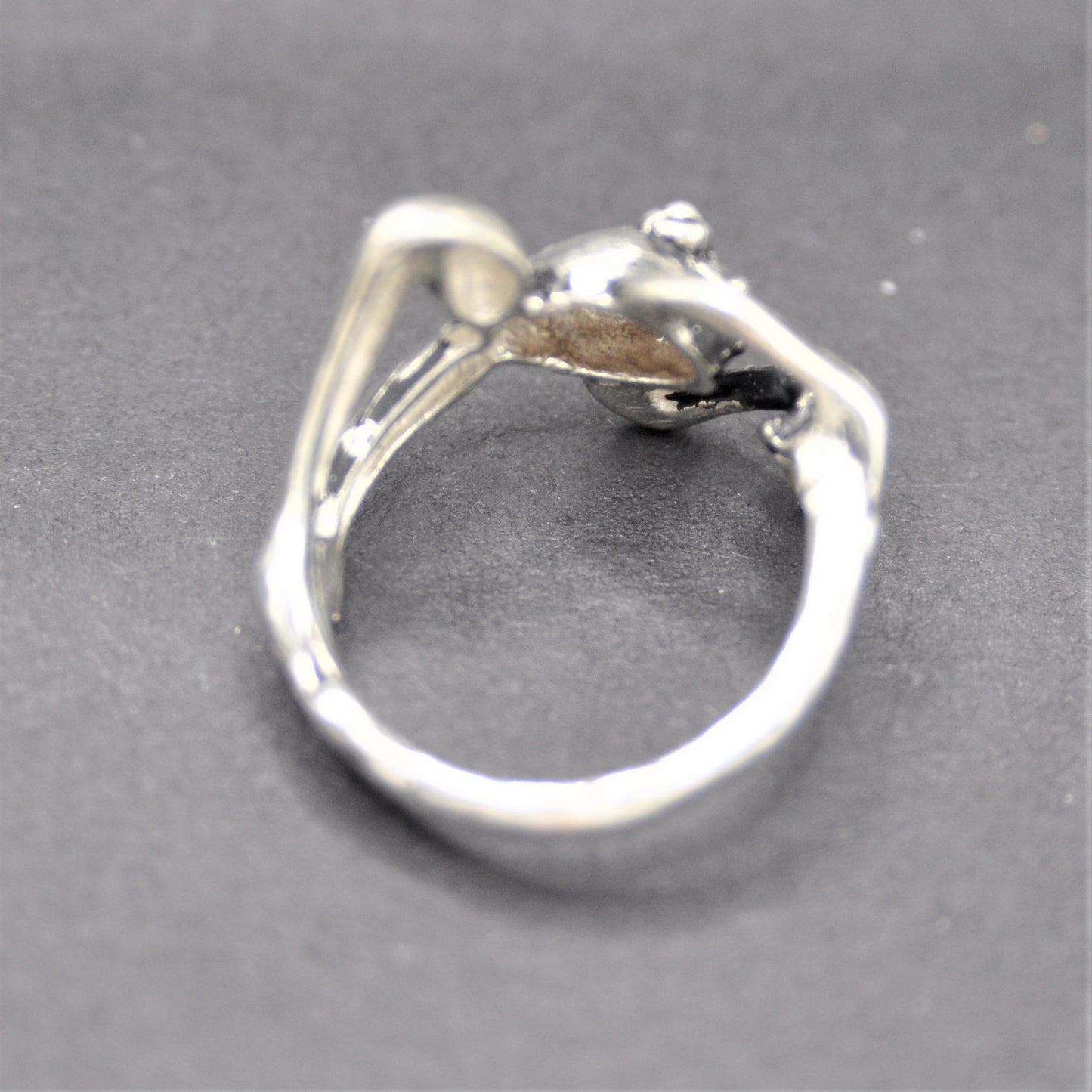 Tree Frog Ring Sterling Silver Endangered Species Handcrafted Size 6-10