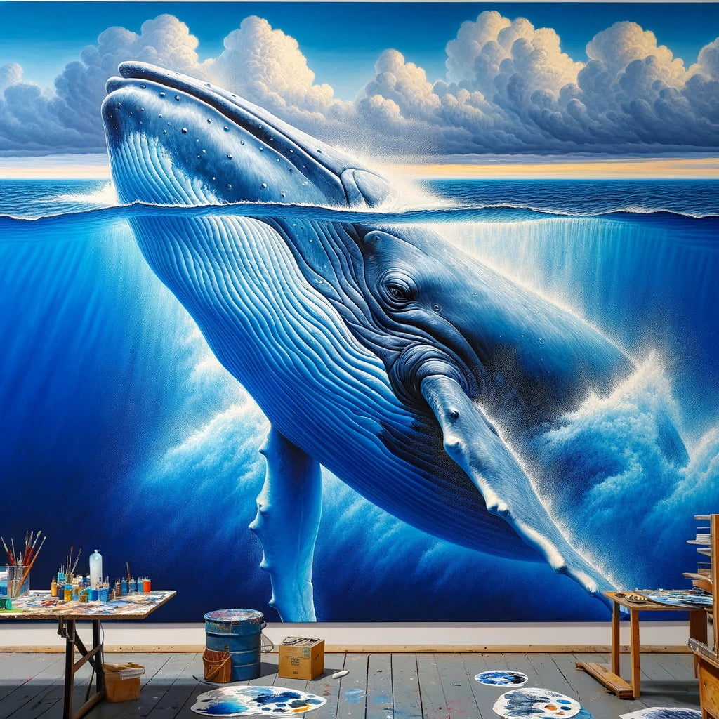 Whale Pendant Recycled Sterling Silver .925 18 Inch Cable Chain Endangered Species