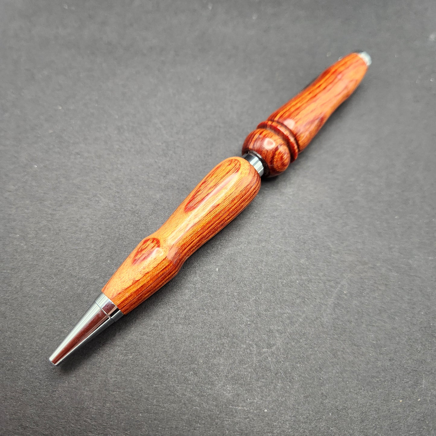 Wood Cross Pen Orange with free engraving, free gift box, and free shipping!