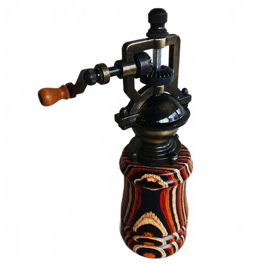 New Handmade Wooden Hand Crank Pepper Mill in Birch