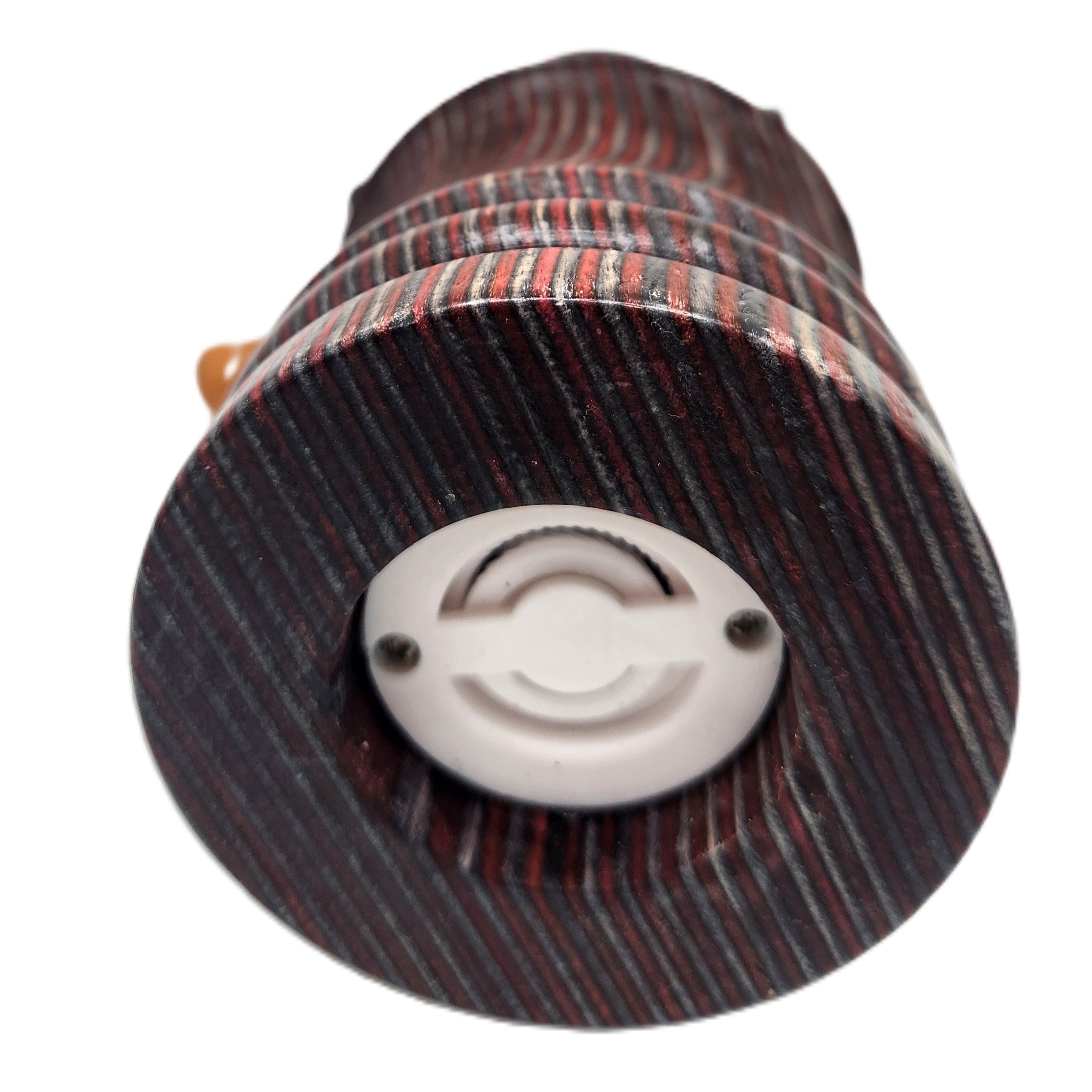 8 inch Handmade Pepper Mill in Birch ceramic for salt or fresh pepper.  Adjustable grind.