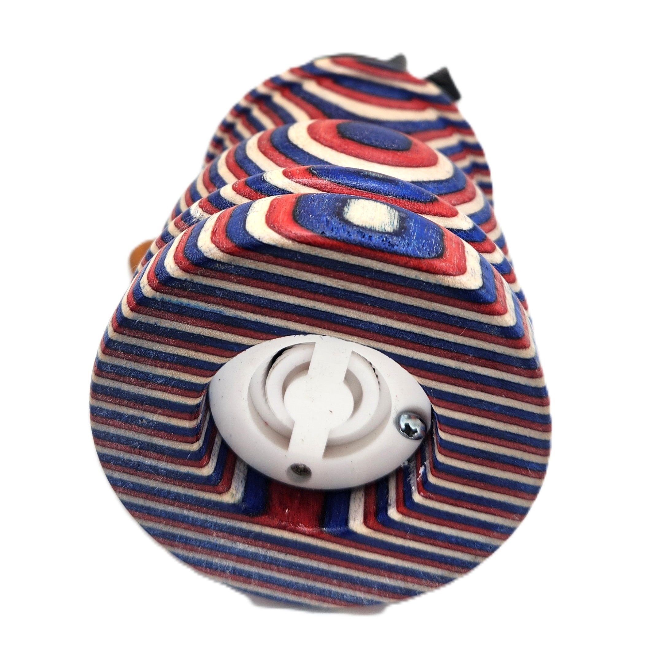 8 inch Handmade Pepper Mill in Birch ceramic for salt or fresh pepper.  Adjustable grind.