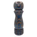 9 inch Handmade Pepper Mill in Birch ceramic for salt or fresh pepper.  Adjustable grind